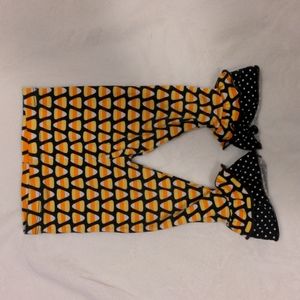 Bonnie Baby girls pants size 12M candy corn pattern